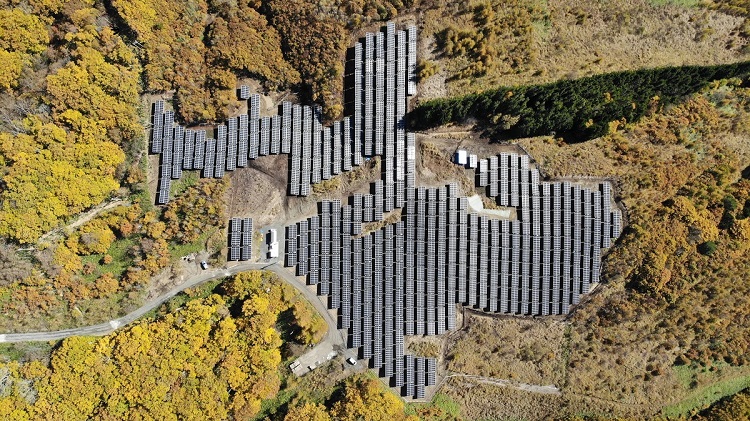 長野県王滝村・太陽光発電所