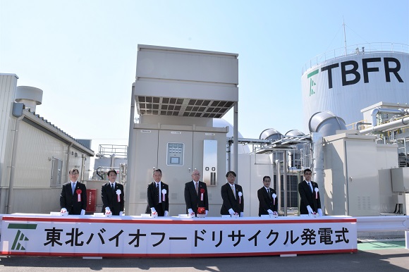 東北バイオフードリサイクル、食品リサイクル発電プラントの本格稼動を開始